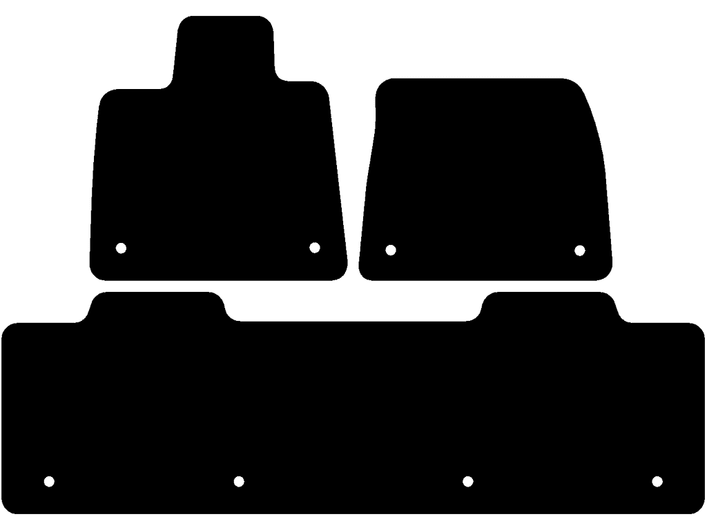 Bilmattor för Volvo ES90 V551 2025 - 2026