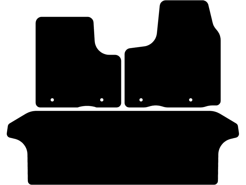 Två skjutdörrar | Lång hjulbas