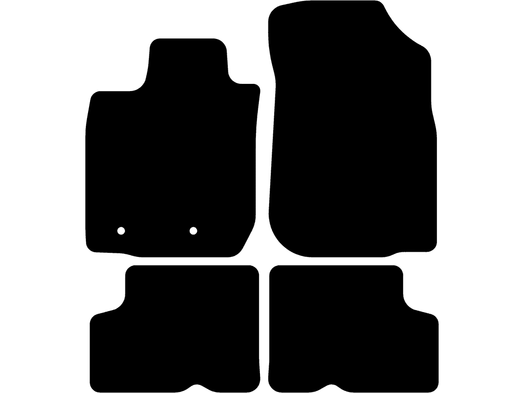 1 | Framhjulsdrift | Avstånd fästpunkter (förare) 21.5 cm