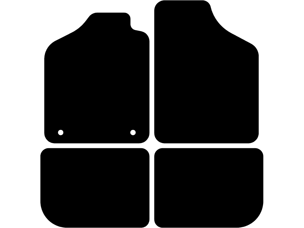 Bilmattor för Fiat Uno 1983 - 1995