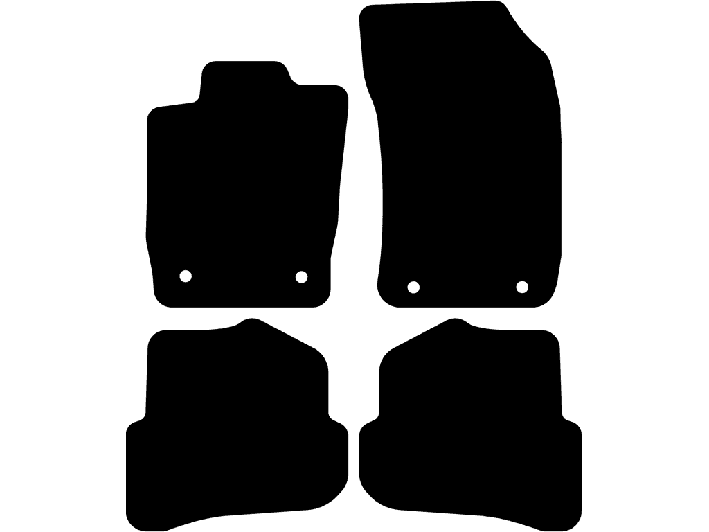 Bilmattor för Audi A1 8X 2010 - 2018