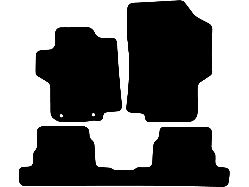 Bilmattor för Peugeot 1007 2005 - 2009