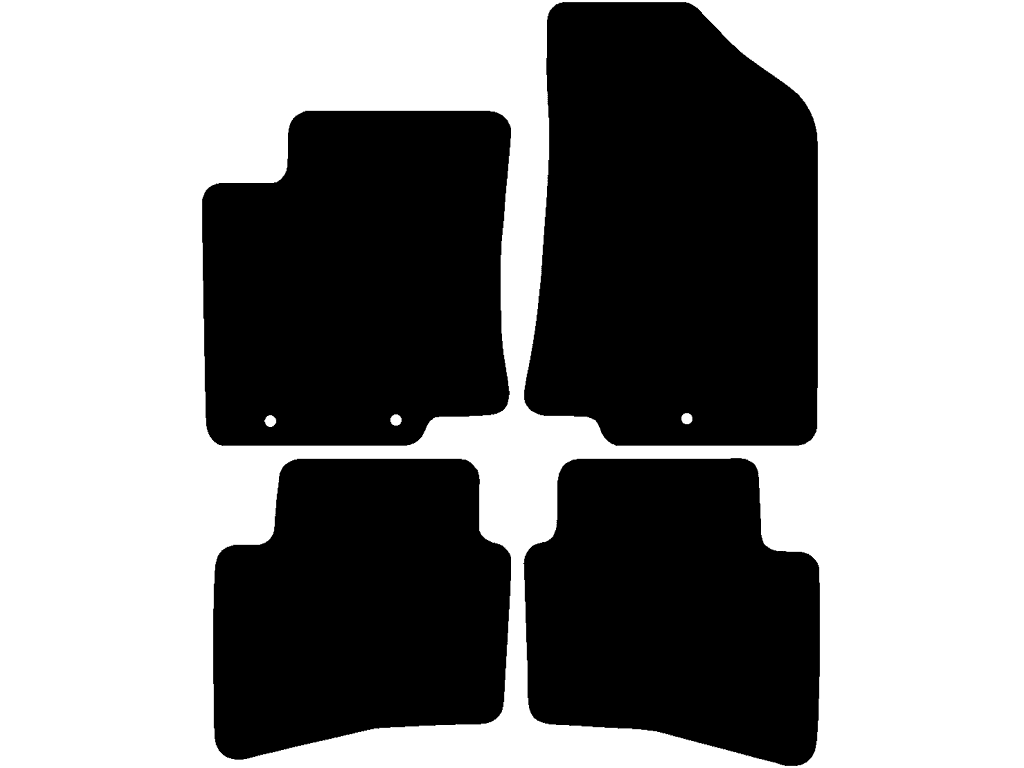 Bilmattor för Kia Rio 2011 - 2017