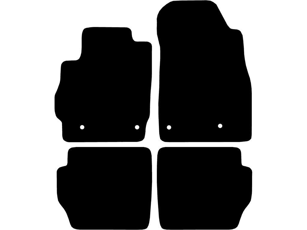 Bilmattor för Mazda 2 2007 - 2015