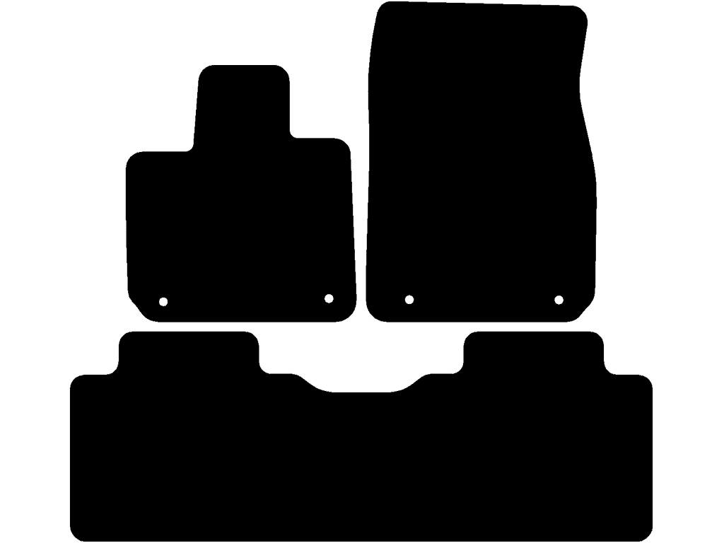 Bilmattor för Xpeng G9 2023 - 2025