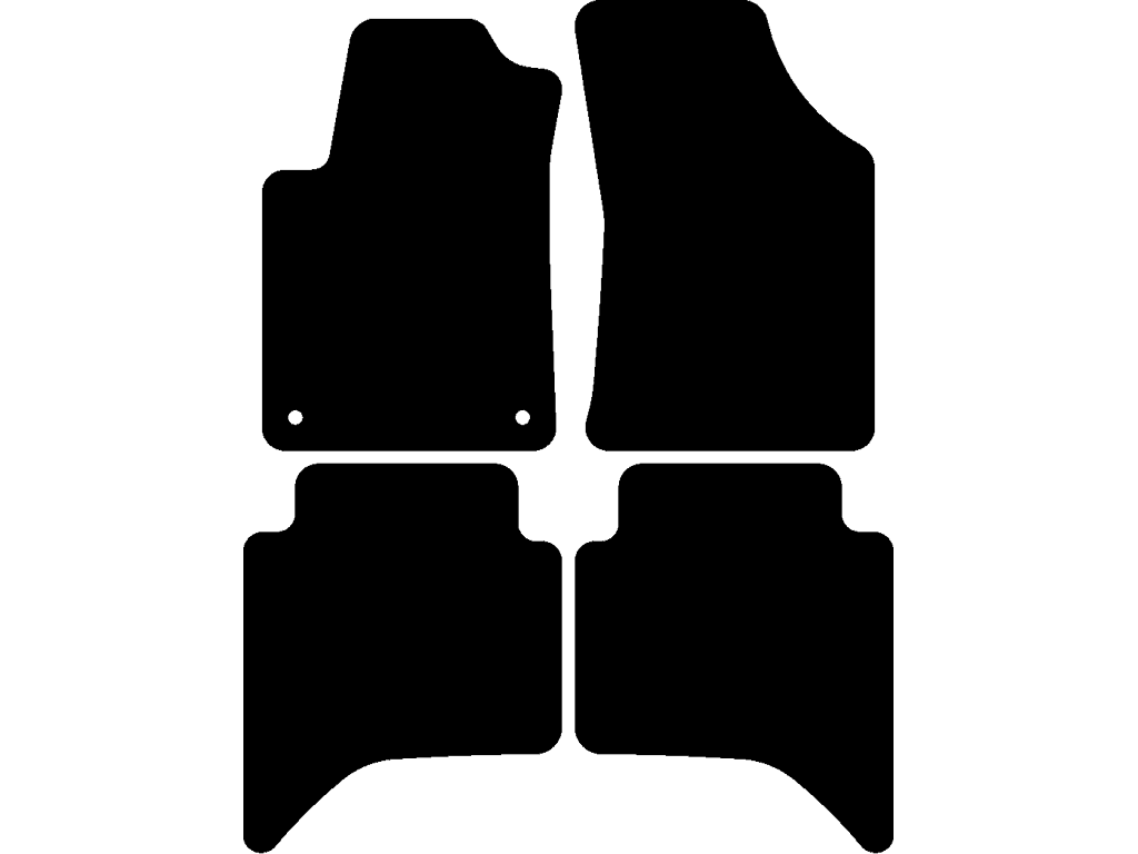 Bilmattor för EVO Cross4 2022 - 2025