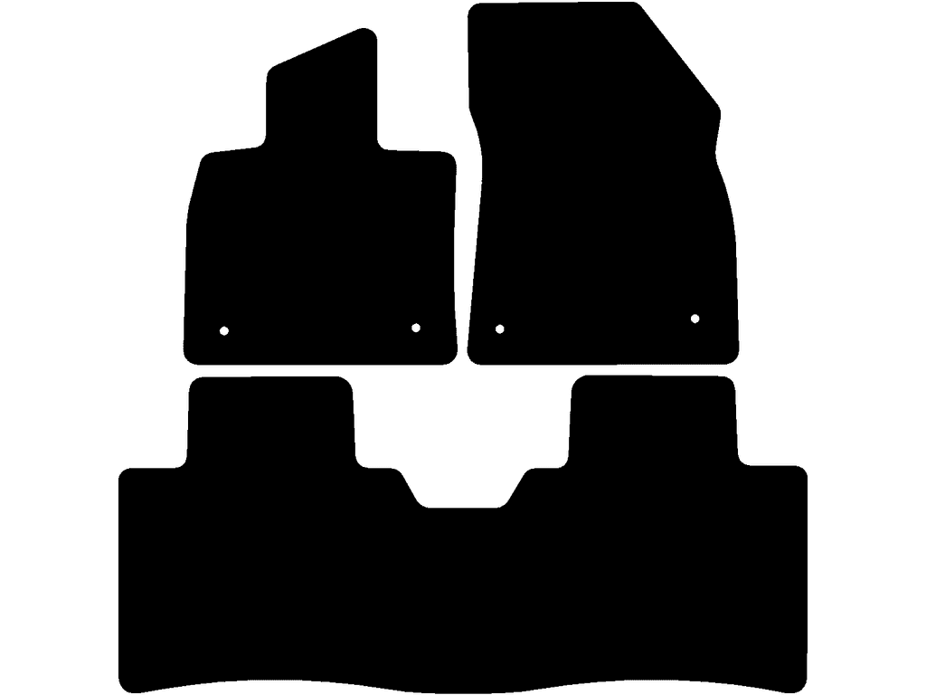 Bilmattor för Zeekr 001 2023 - 2026