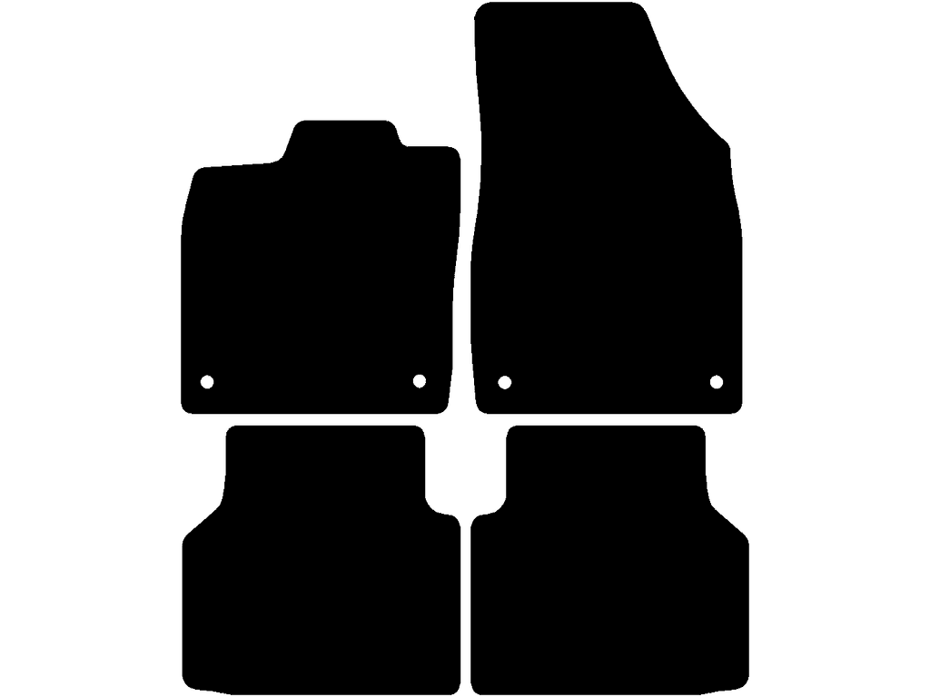 Bilmattor för Volkswagen ID.4 2020 - 2025