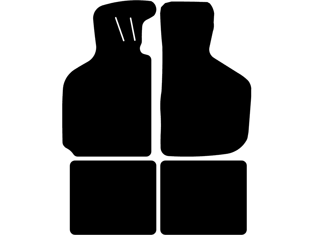 Bilmattor för Volkswagen 1600 1969 - 1973