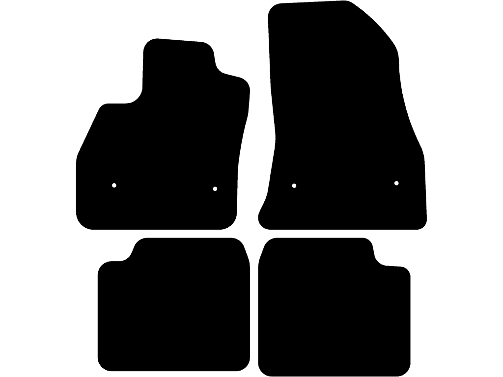 Bilmattor för Fiat 500L 2012 - 2017