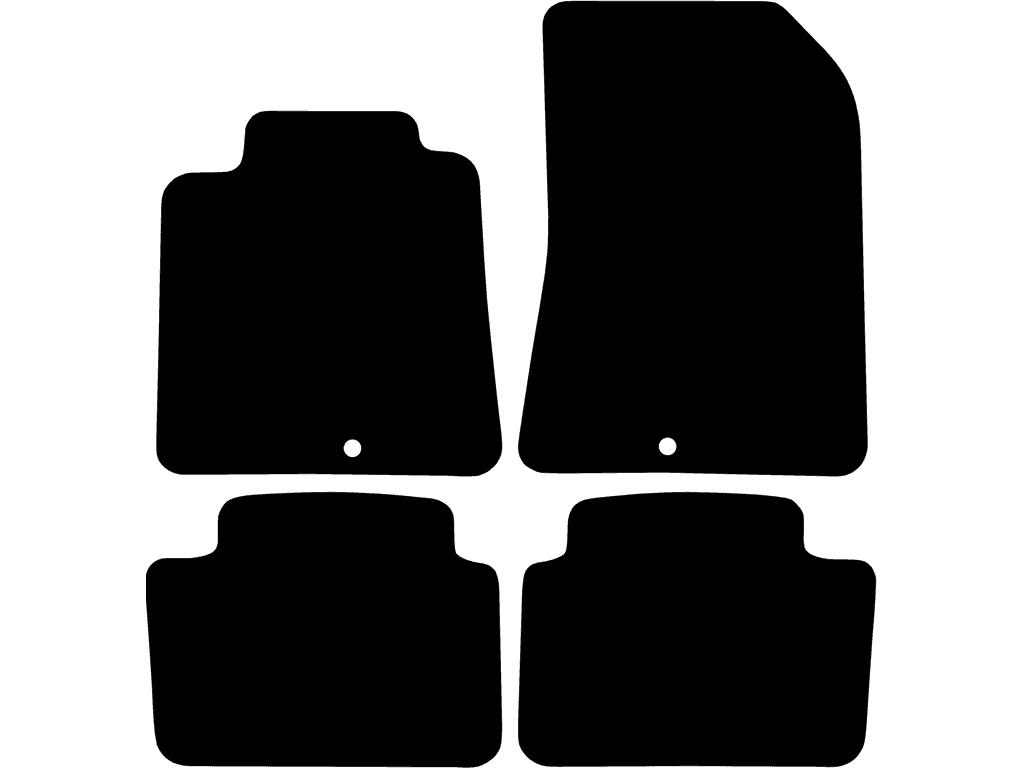 Passagerarmatta med fixering