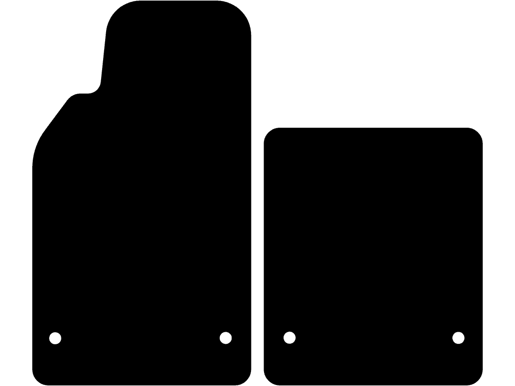 Kort passagerarmatta