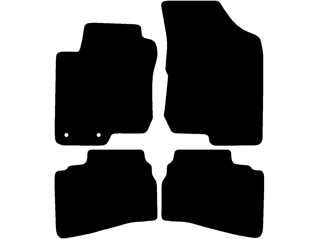 5 dörrar | Avstånd fästpunkter (Förare) 16,3 cm | Medförare utan fixering