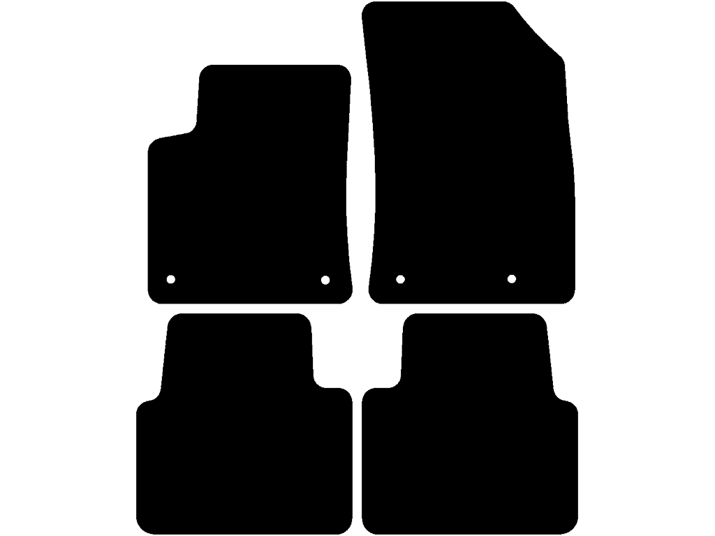 Bilmattor för Opel Crossland 2017 - 2026