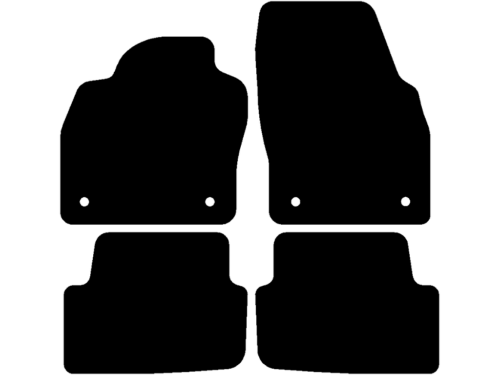 Bilmattor för Volkswagen Taigo 2021 - 2026