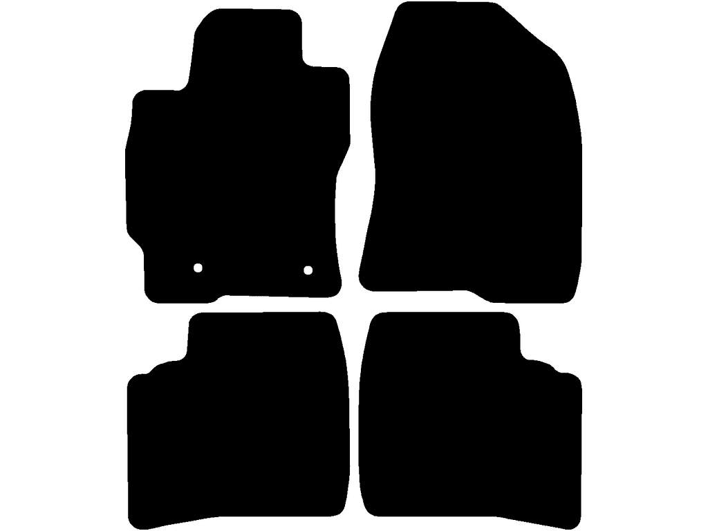 Bilmattor för Toyota Prius 2003 - 2009