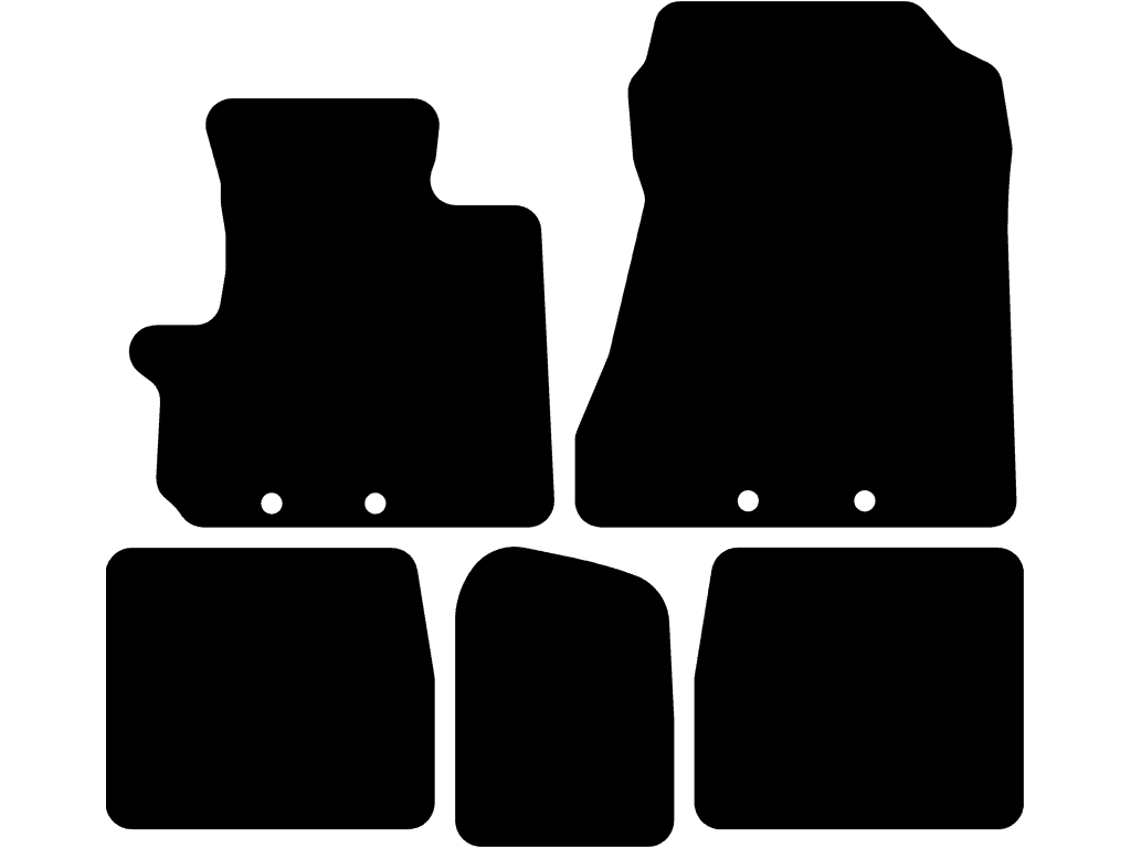 Bilmattor för Toyota IQ 2008 - 2014