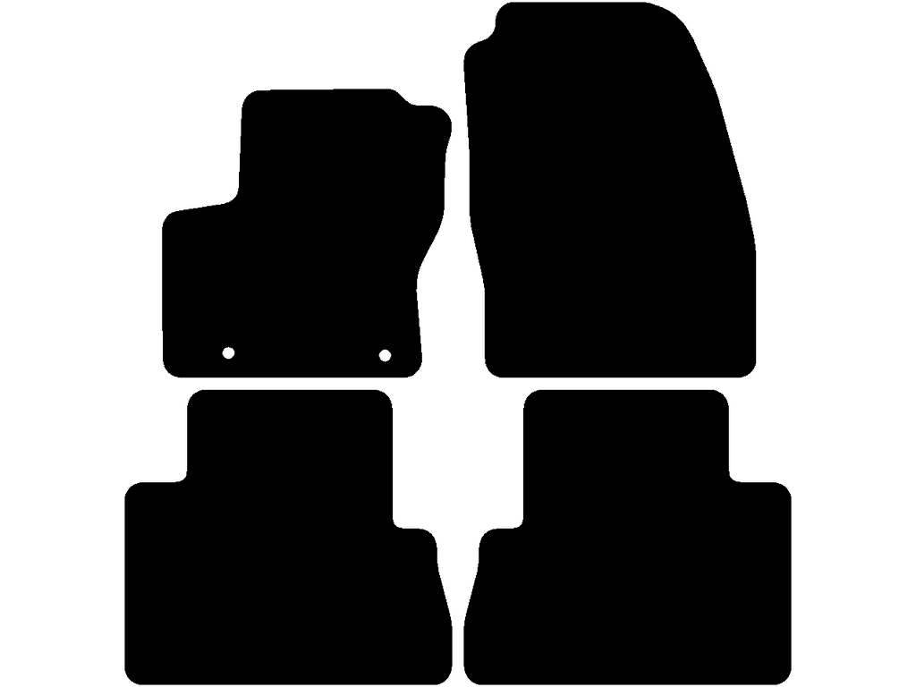 Avstånd fästpunkter (Förare) 26,6 cm