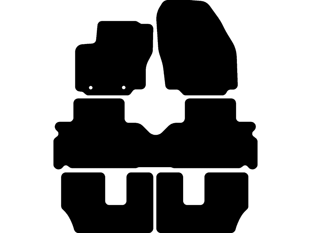 7-sitsig | Avstånd fästpunkter (Förare) 22 cm