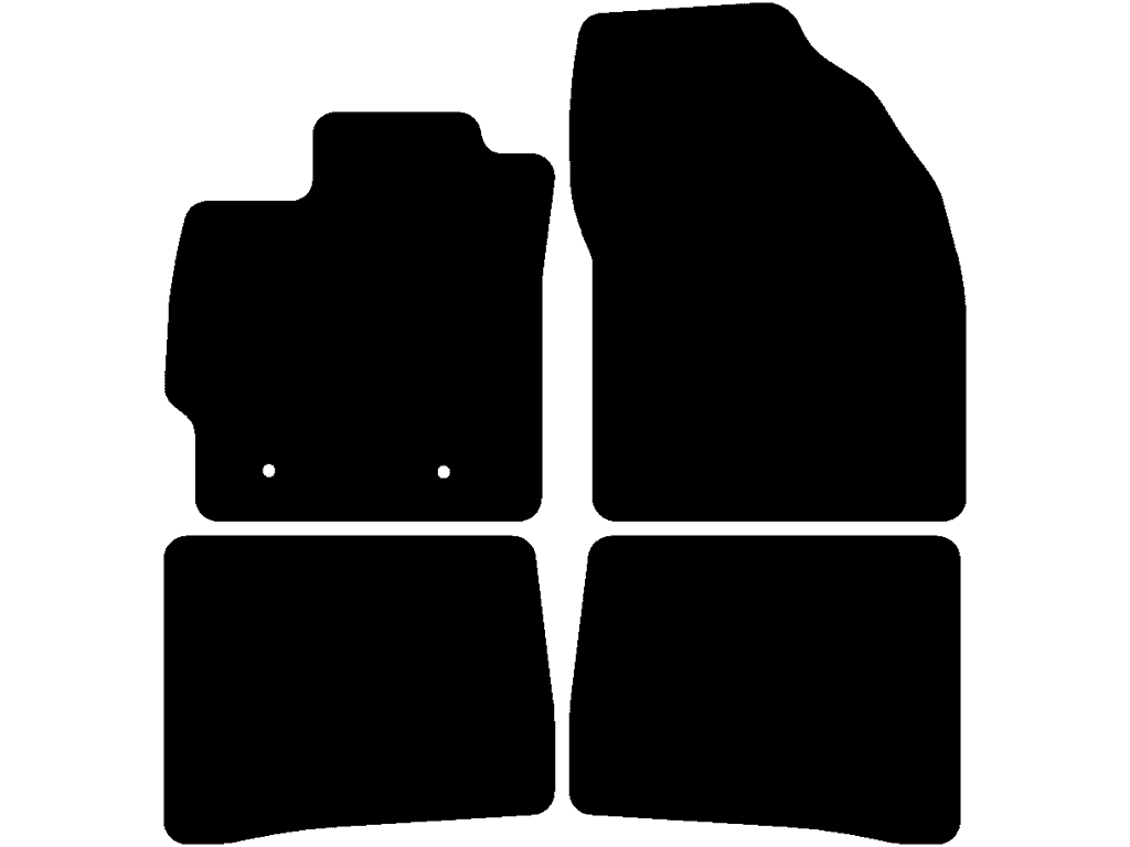 Avstånd fästpunkter (Förare) 24 cm