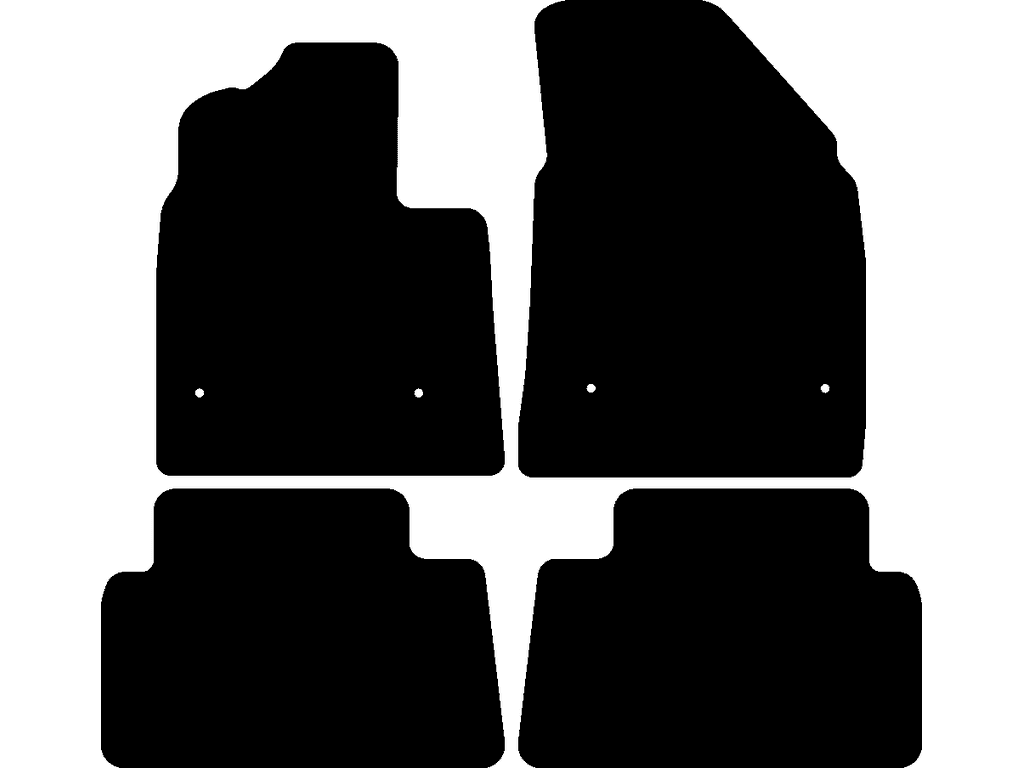 Sedan / Tourer | Två bakmattor