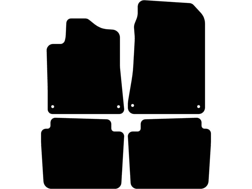 Bilmattor för Citroën C6 2005 - 2012