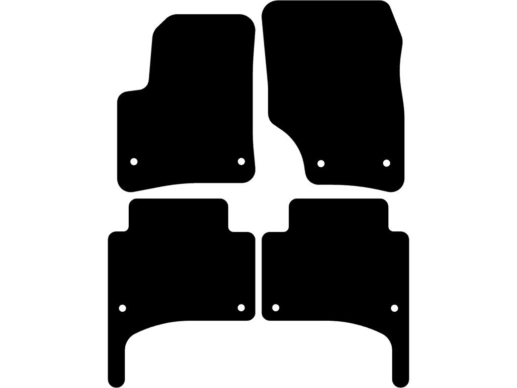 Fästsystem: Clips (med ovalt öga) med skruv