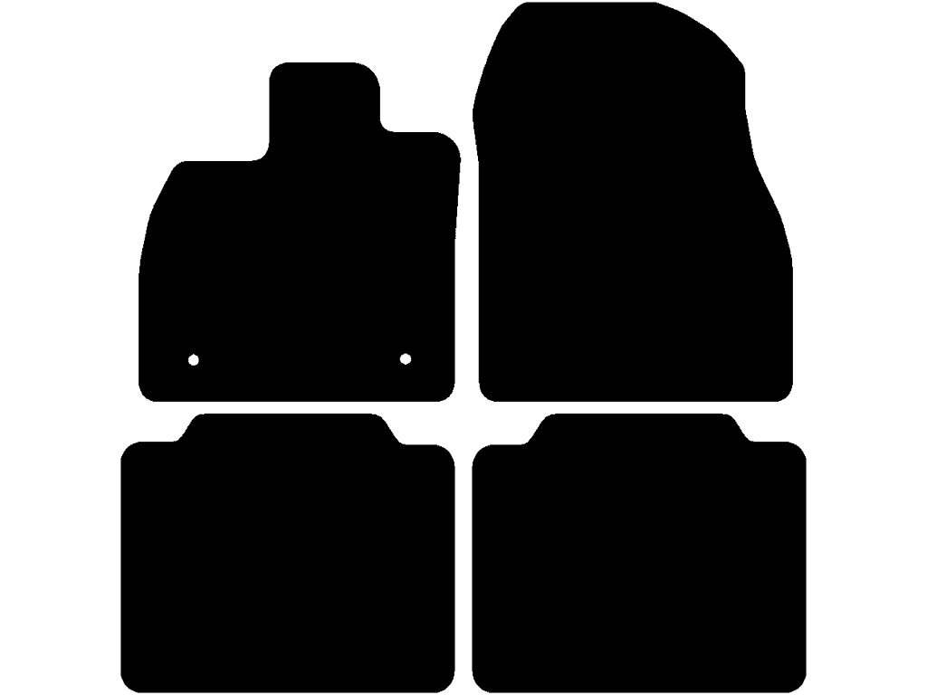 Bilmattor för Toyota bZ4X 2022 - 2026