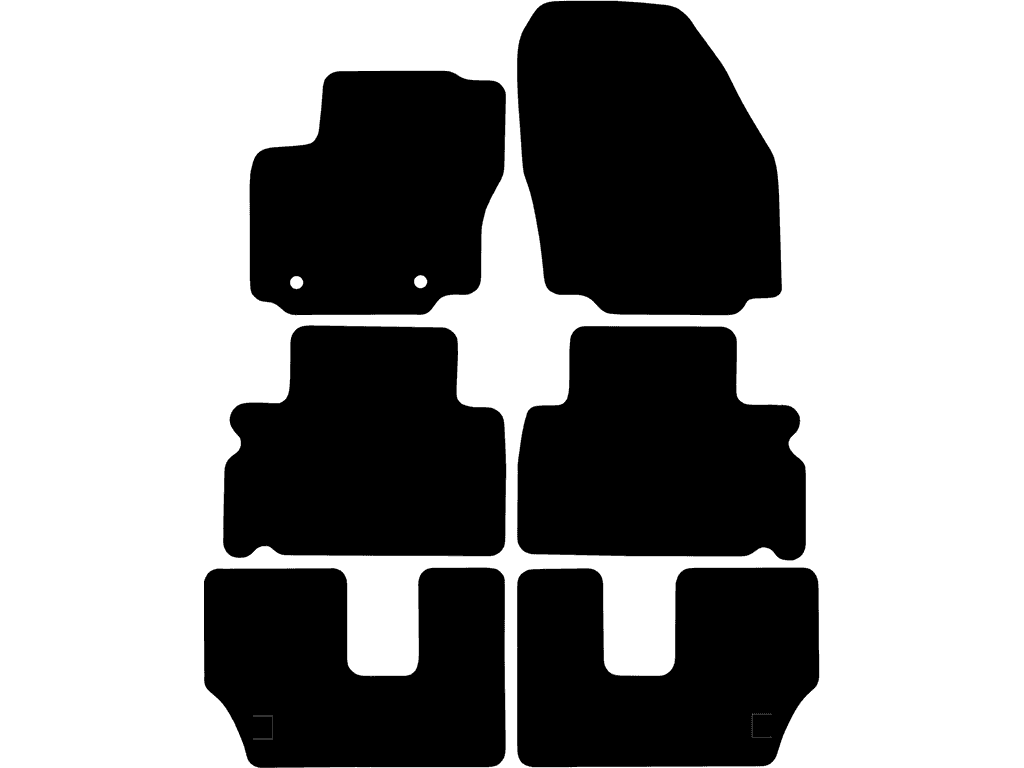 7-sitsig | Avstånd fästpunkter (Förare) 31,7 cm