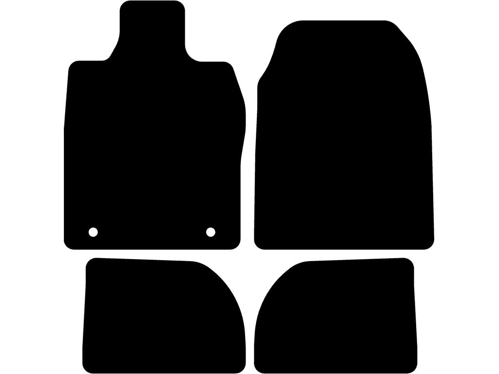 Bilmattor för Porsche 924 1976 - 1988