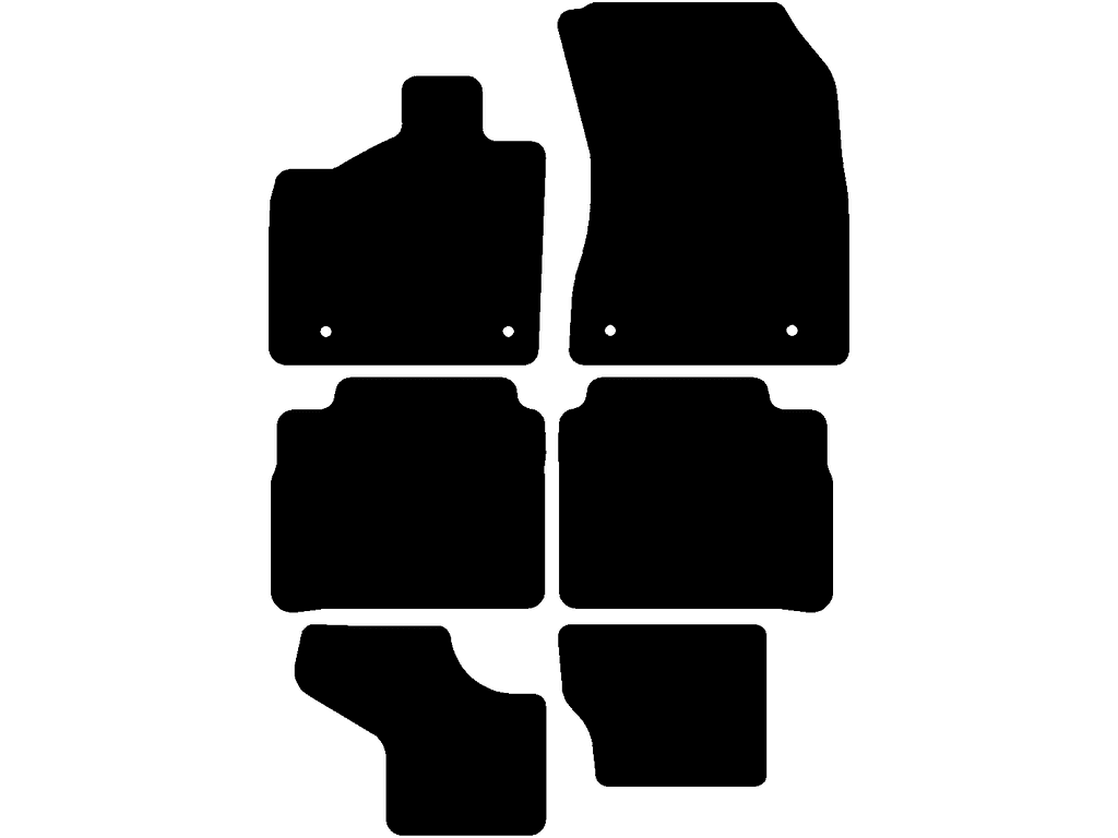 7-sitsig | Variant 2 | Avstånd fästpunkter (Förare) 30,8 cm