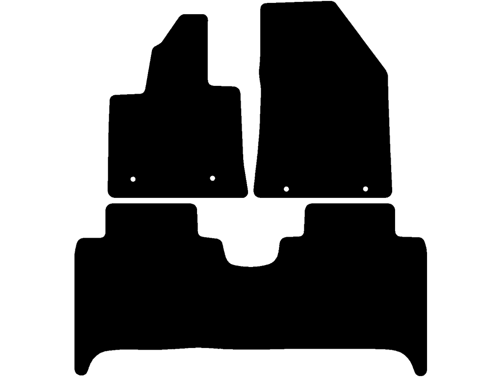 Avstånd fästpunkter (Förare) 29.2 cm