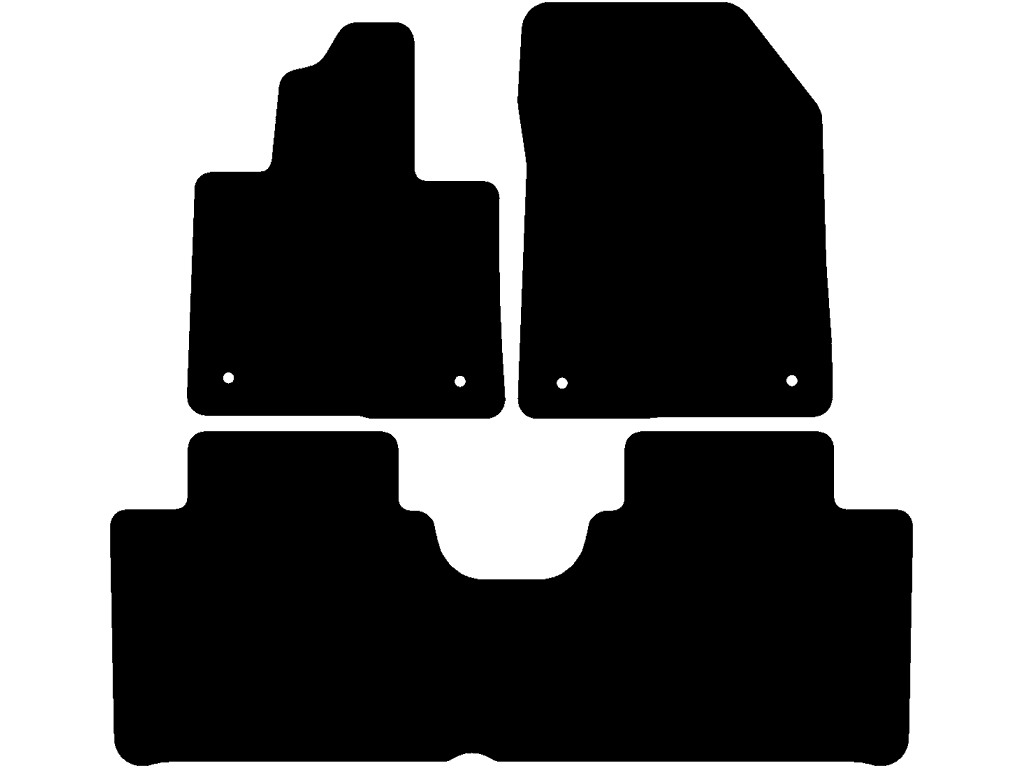 Bilmattor för Smart #3 2023 - 2026