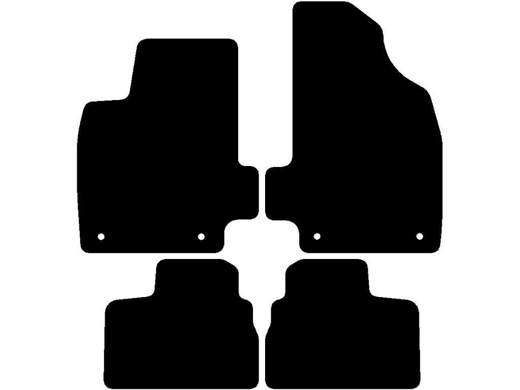 Fästsystem: Clips (med ovalt öga) med skruv