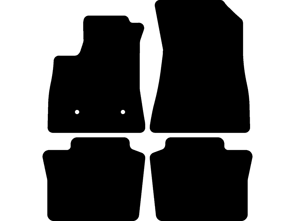 5-sitsig | Passar modell utan lutande golv (förare & passagerare)