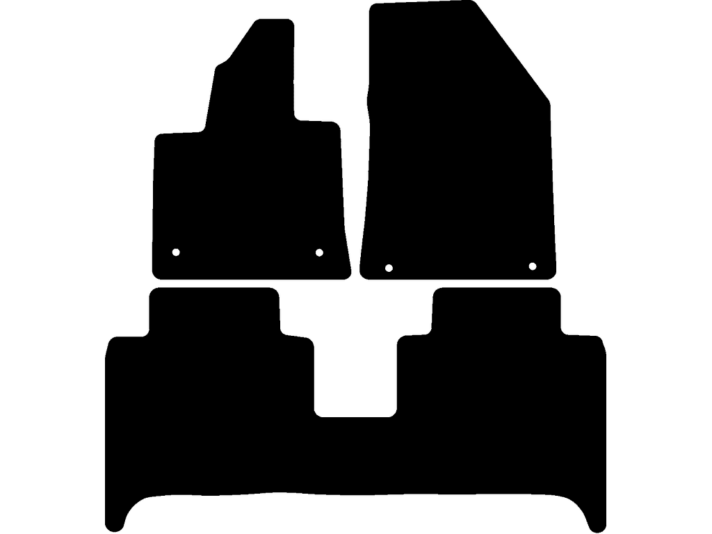 Avstånd fästpunkter (Förare) 37.1 cm