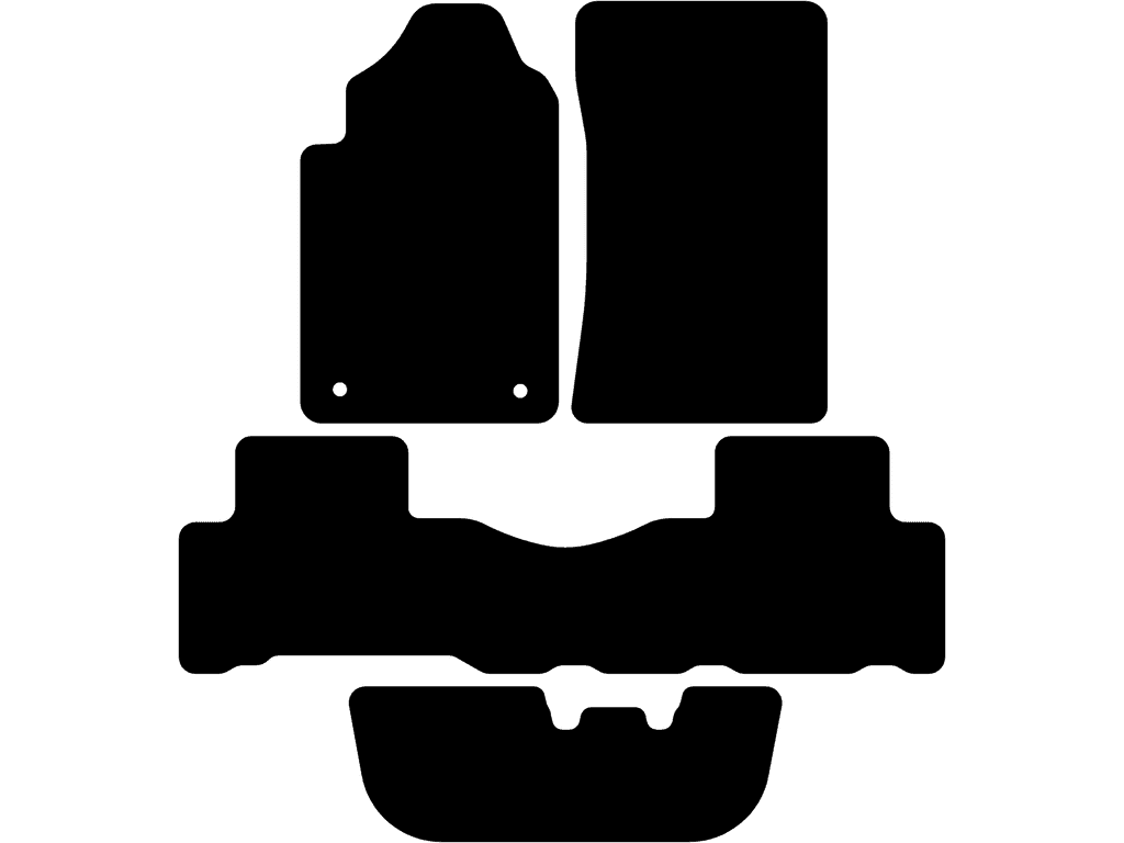 Bilmattor för SsangYong Rexton 2002 - 2012