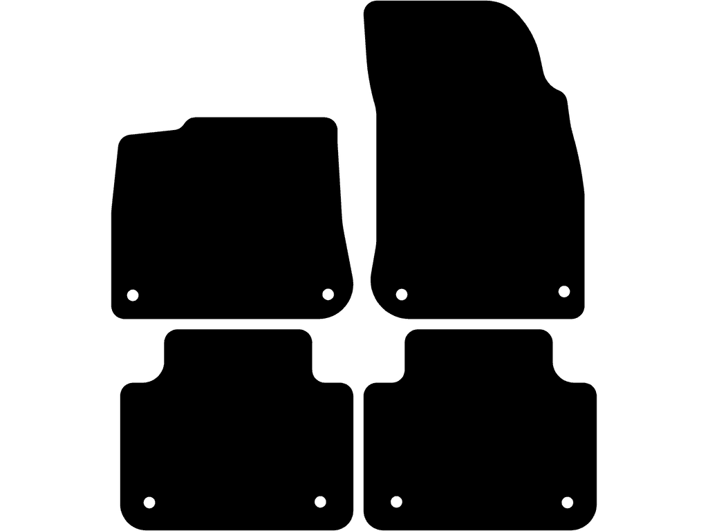 Bilmattor för Volkswagen Touareg 2018 - 2023