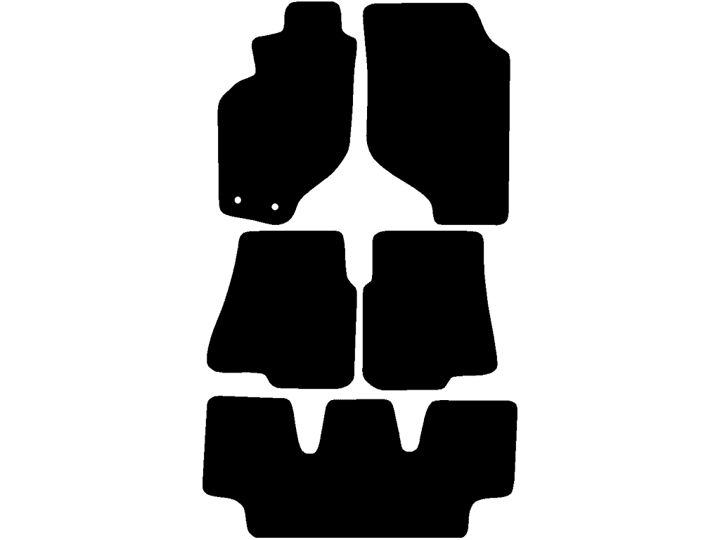 Bilmattor för Mitsubishi Space Wagon 1991 - 1998