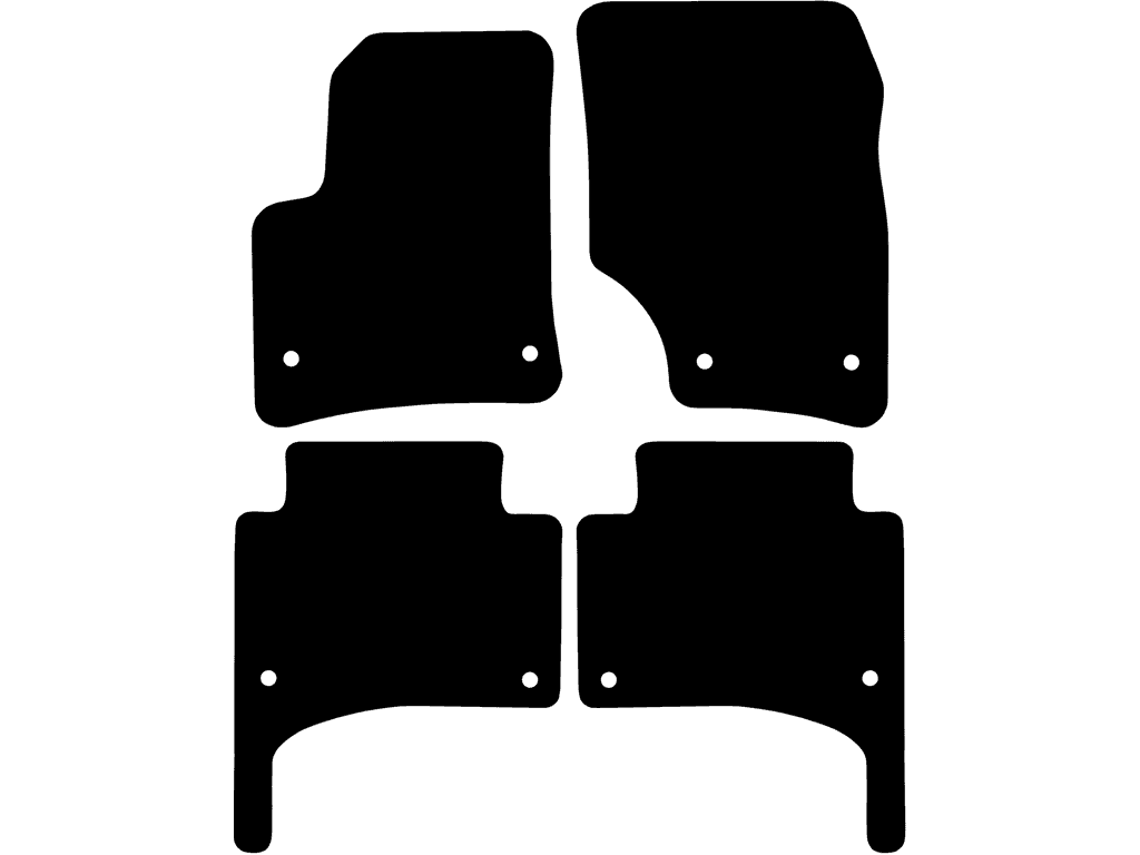 Bilmattor för Porsche Cayenne 9PA 2003 - 2010