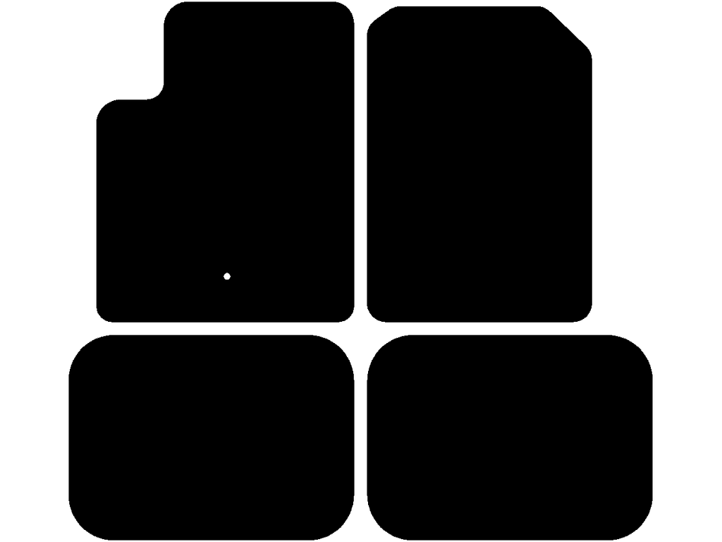 Bilmattor för Dodge Journey 2008 - 2011