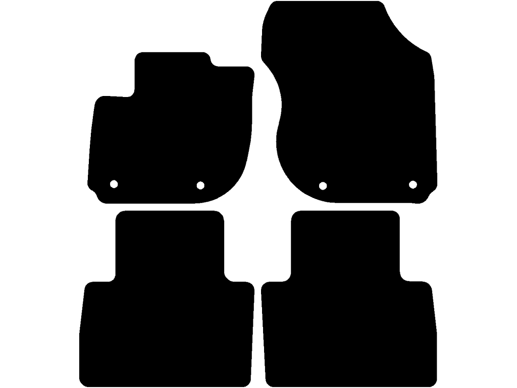 Fästsystem: Clips (med ovalt öga) med skruv