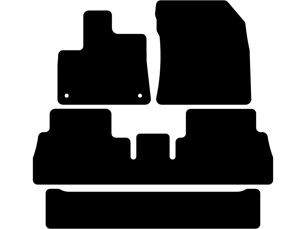 L1/L2 | Flyttbara säten | 7-sitsig | Fästsystem: Clips (med öga)