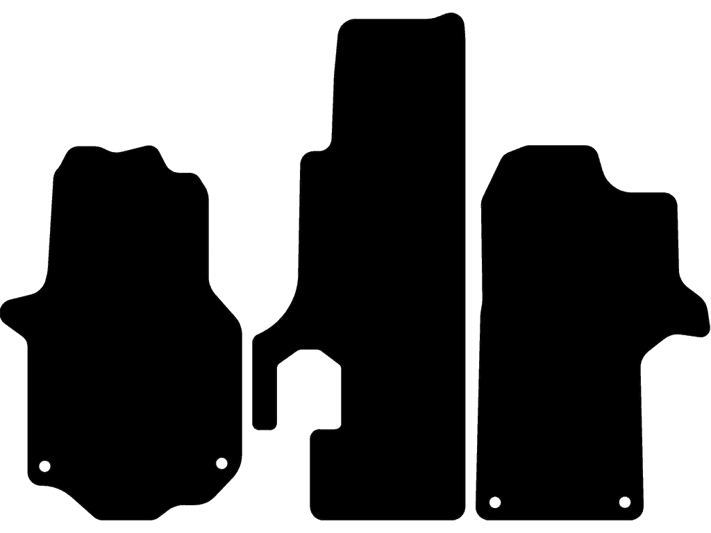 Två säten fram | Med extra värme i golvet | Traditionell handbroms