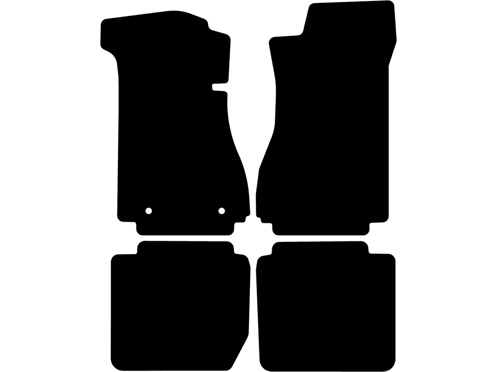 Bilmattor för Mercedes W114-W115 1967 - 1976