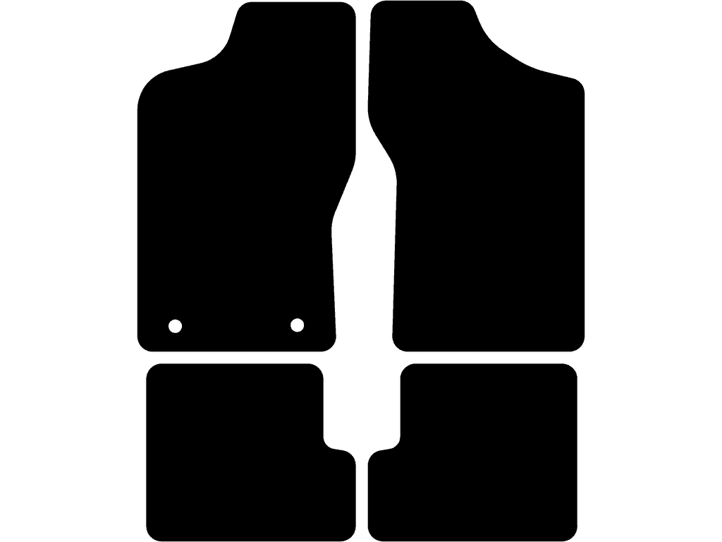 Bilmattor för Fiat Cinquecento 1991 - 1998