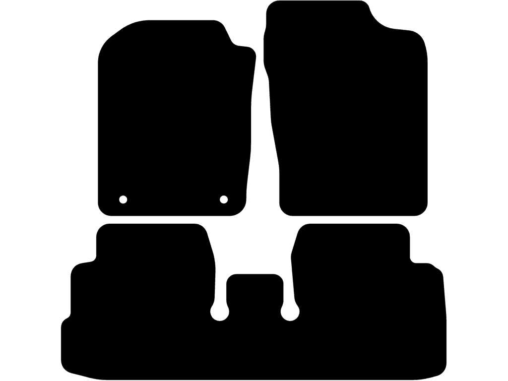 Bilmattor för Daihatsu Cuore L276 2006 - 2015