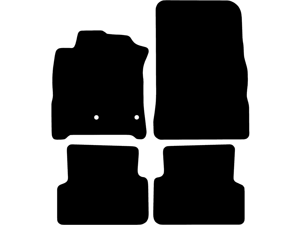 Avstånd fästpunkter (Förare) 20,4 cm