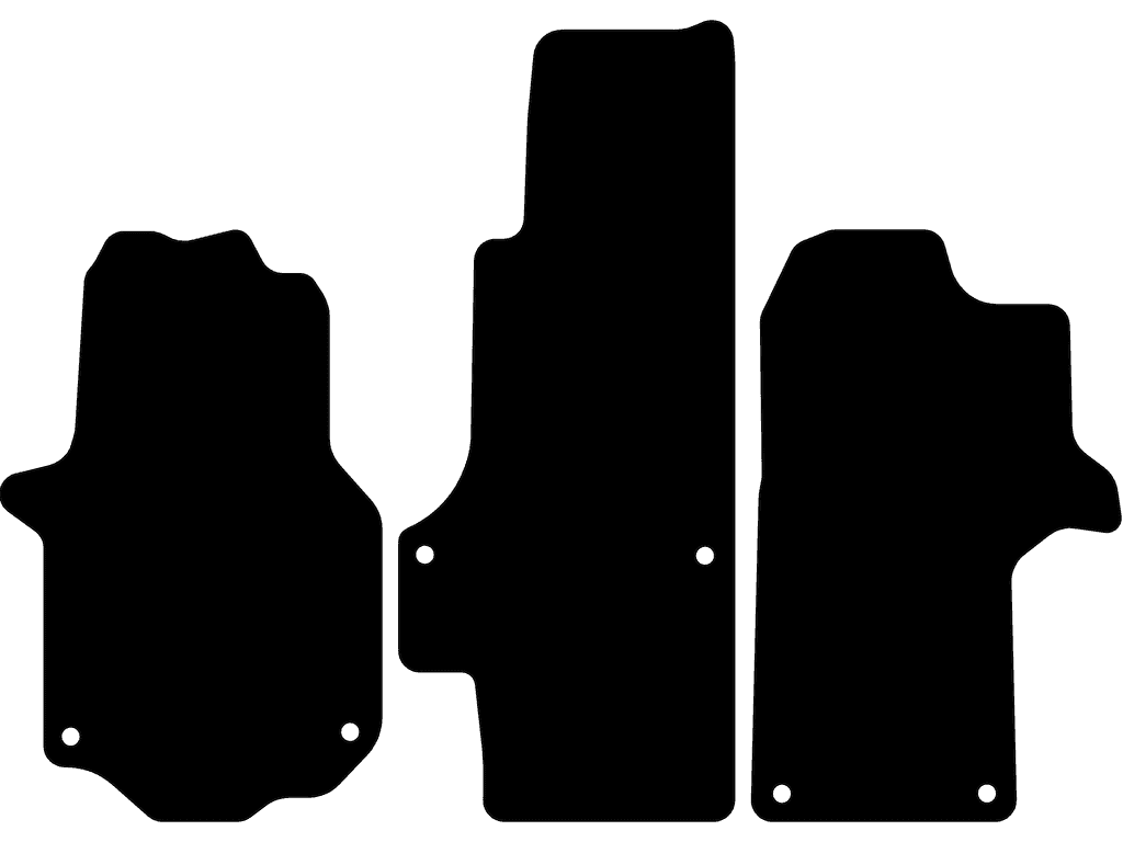 Två säten fram | Utan tillagd värme i golvet | Traditionell handbroms