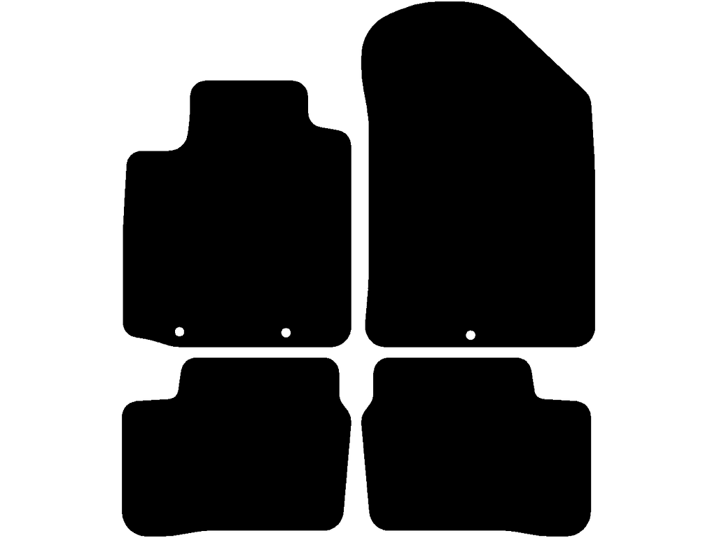 Bilmattor för Kia Picanto 2011 - 2017